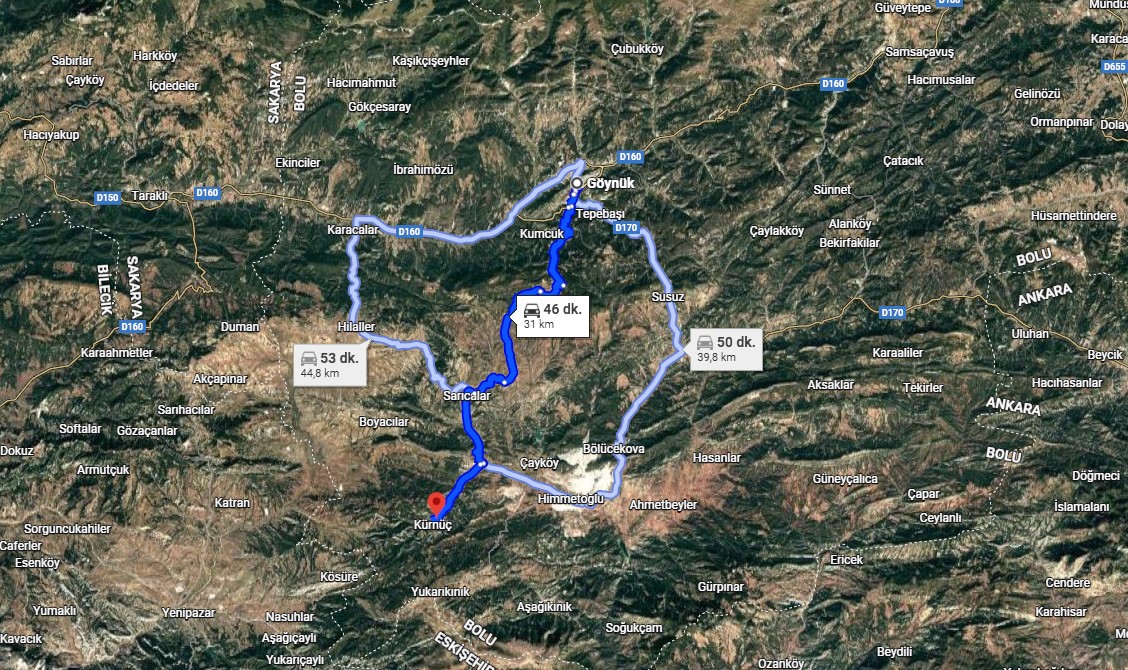 BOLU GÖYNÜK KÜRNÜÇ 4.557 M²  TARLAMIZ SATILIKTIR. - BOLU GÖYNÜK fotoğraf 3